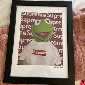 Supreme Fairchild Paris signed print